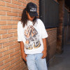 Custom Clothing Manufacturer Screen Printed Raw 100% Cotton T-Shirts