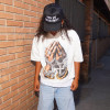 Custom Clothing Manufacturer Screen Printed Raw 100% Cotton T-Shirts