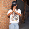 Custom Clothing Manufacturer Screen Printed Raw 100% Cotton T-Shirts