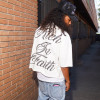 Custom Clothing Manufacturer Screen Printed Raw 100% Cotton T-Shirts