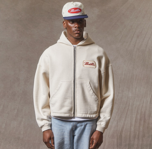 Custom Clothing Manufacturers Patch Embroidery  Zipper Cardigan Hoodie