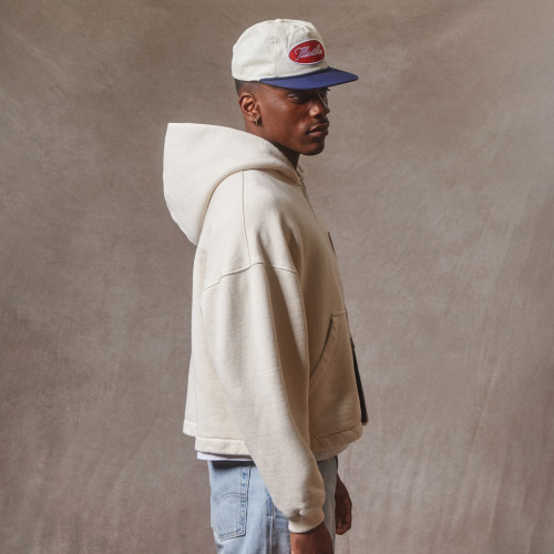 Custom Clothing Manufacturers Patch Embroidery  Zipper Cardigan Hoodie