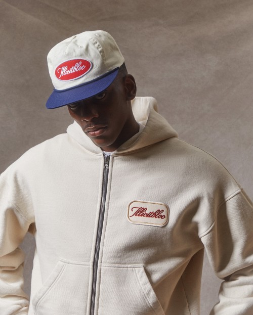 Custom Clothing Manufacturers Patch Embroidery  Zipper Cardigan Hoodie