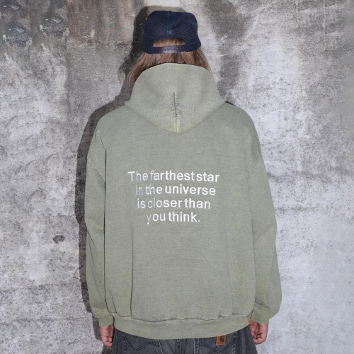 Custom Clothing Manufacturers Acid Wash Embroidery Logo Pullover hoodie