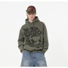 Custom Clothing Manufacturers Screen Printing Hat Drawstring Pullover Hoodie
