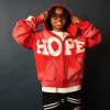 Custom Clothing Manufacturers Appliqué Embroidery Acid Wash Zip-up Hoodie