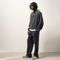 Custom Clothing Manufacturers Acid Wash Digital Printing Drop Shoulder T-shirt