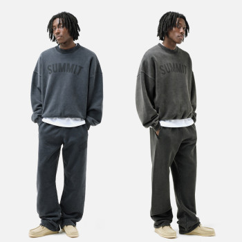 Custom Clothing Manufacturers Acid Wash Digital Printing Drop Shoulder T-shirt