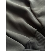 Custom Clothing Manufacturers Dropped Shoulders Zipper Blank Hoodies