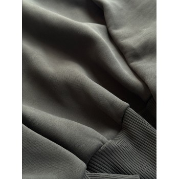 Custom Clothing Manufacturers Dropped Shoulders Zipper Blank Hoodies