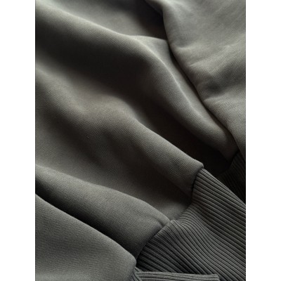 Custom Clothing Manufacturers Dropped Shoulders Zipper Blank Hoodies