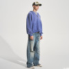 Custom Clothing Manufacturers Distressed Digital Printing Pullover Hoodies