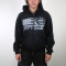 Custom Clothing Manufacturers 100% Cotton Acid Washed Digitally Printed Hoodies