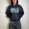 Custom Clothing Manufacturers 100% Cotton Acid Washed Digitally Printed Hoodies