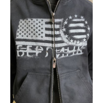 Custom Clothing Manufacturers 100% Cotton Acid Washed Digitally Printed Hoodies