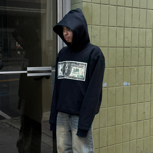 Custom Clothing Manufacturers Digital Printing Logo 100% Cotton Casual Hoodie