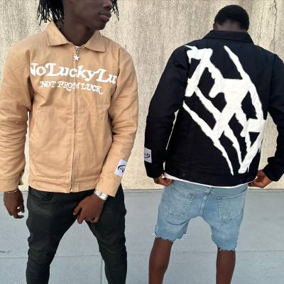 Custom Clothing Manufacturers Digital printing Logo Appliqué leather jacket