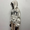 Custom Clothing Manufacturers Screen Printing Spray Dirty Effect Distressed Hoodie