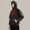 Custom Clothing Manufacturers Embroidery Acid Wash Double-layered Sleeves Hoodie