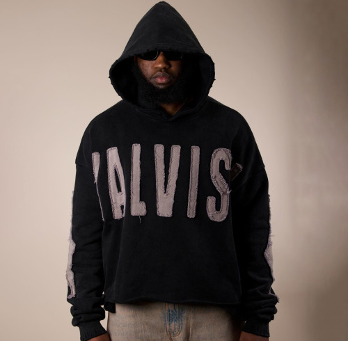 Custom Clothing Manufacturers Applique embroidery Distressed Raw Hoodie