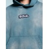 Custom Clothing Manufacturers Acid Wash Applique Embroidery Hoodie
