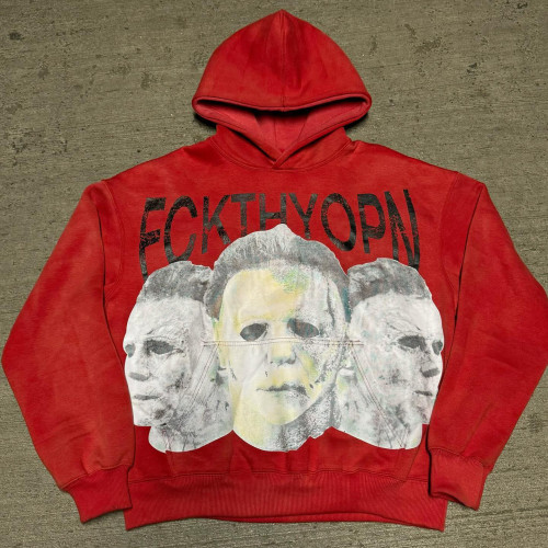Custom Clothing Manufacturers Digital Printing Acid Wash 100% Cotton Hoodies