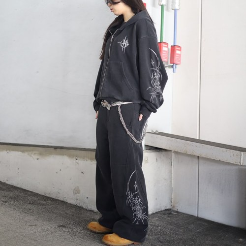 Custom Clothing Manufacturers Screen Printing 100% cotton hooded sweatshirt set