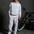 Custom Clothing Manufacturers Embroidery 100% cotton pullover hoodie set