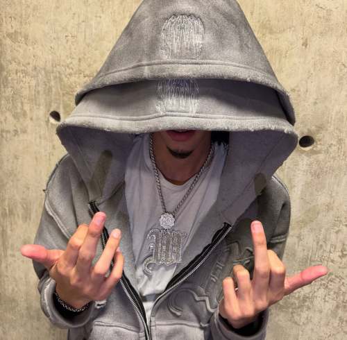 Custom Clothing Manufacturers Distressed Embroidery Double-layered Hoodies