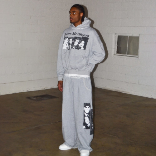 Custom Clothing Manufacturers Distressed Screen Printing 100% Cotton Hoodies