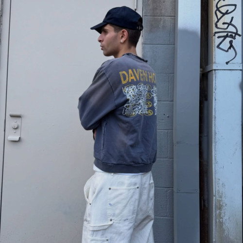 Custom Clothing Manufacturers Digital printing Spray Dirty Effect T-shirt