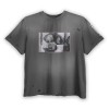 Custom Clothing Manufacturers Screen Printing Acid Wash Distressed T-Shirt
