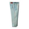 Custom Clothing Manufacturers Distressed Spray dirty Effect Straight-leg jeans