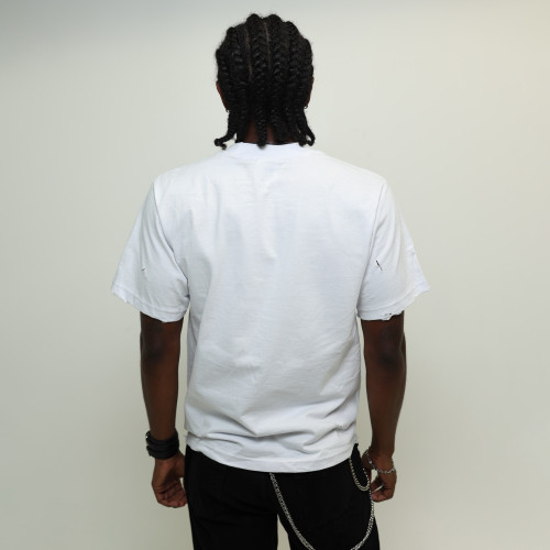 Custom Clothing Manufacturers Digital Printing Distressed 100% Cotton T-shirt