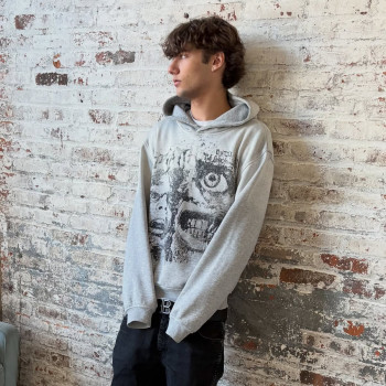 Custom Clothing Manufacturers Screen Printing distressed cotton hoodies