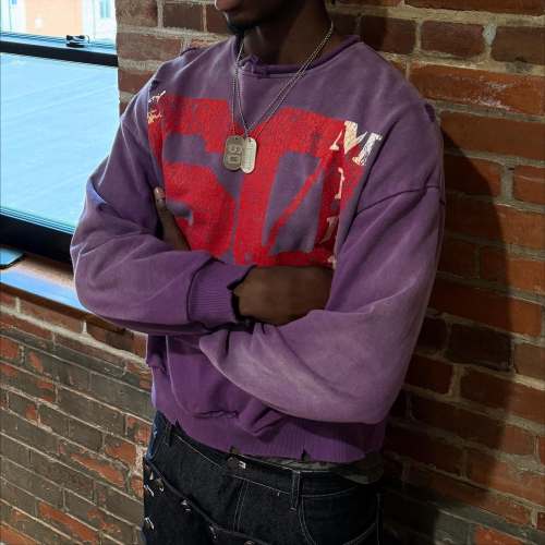 Custom Clothing Manufacturers Digital printing Raw Distressed T-Shirt