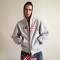 Custom Clothing Manufacturers Distressed Embroidery 100% Cotton Hoodie