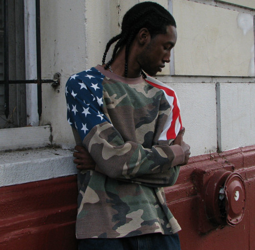 Custom Clothing Manufacturers Digital printing Waffle-pattern T-shirt