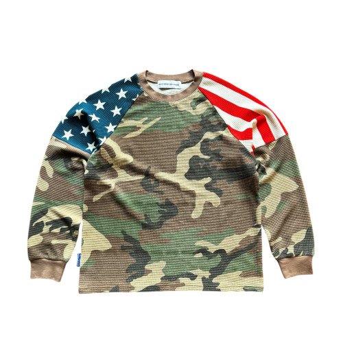 Custom Clothing Manufacturers Digital printing Waffle-pattern T-shirt