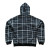 Custom Clothing Manufacturers Embroidery 100% Cotton Plaid Hoodie