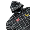 Custom Clothing Manufacturers Embroidery 100% Cotton Plaid Hoodie