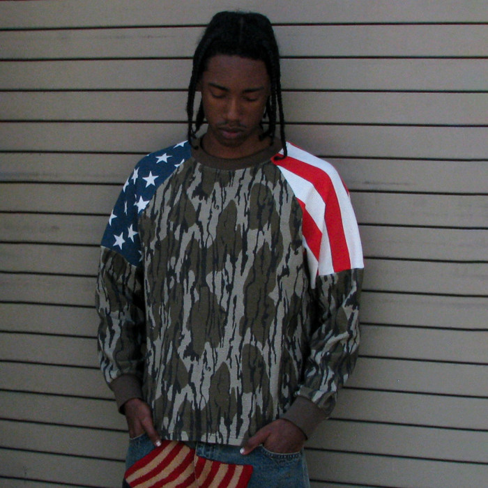 Custom Clothing Manufacturers Digitally Printed Cotton Waffle Knit T-shirt