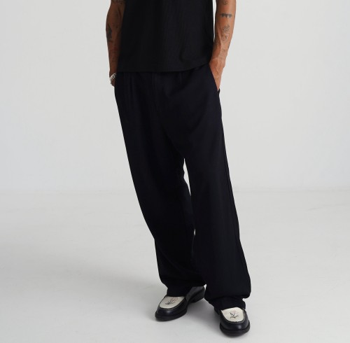 Custom Clothing Manufacturers Embroidered Logo Straight-Leg Casual Jeans