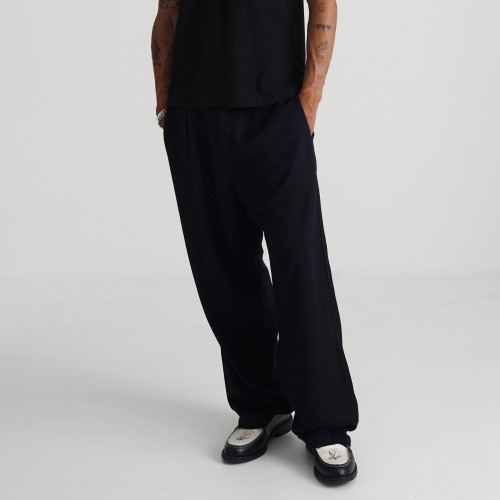 Custom Clothing Manufacturers Embroidered Logo Straight-Leg Casual Jeans