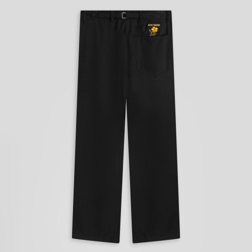 Custom Clothing Manufacturers Embroidered Logo Straight-Leg Casual Jeans