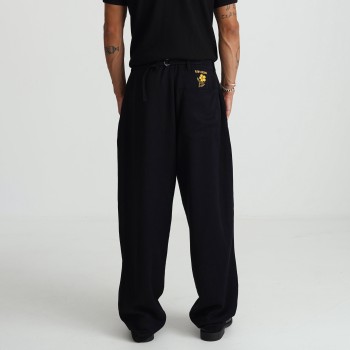 Custom Clothing Manufacturers Embroidered Logo Straight-Leg Casual Jeans