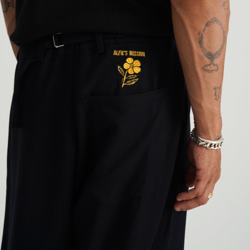 Custom Clothing Manufacturers Embroidered Logo Straight-Leg Casual Jeans