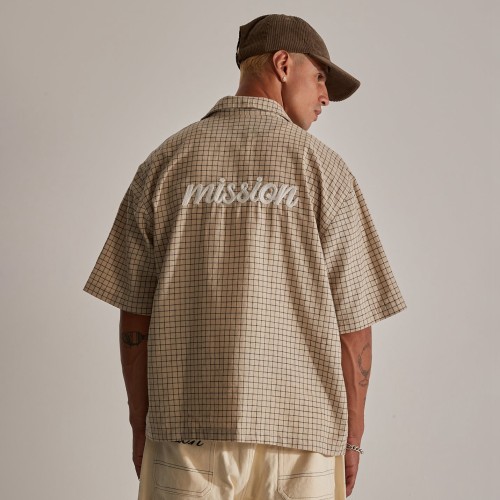 Custom Clothing Manufacturers Embroidered Plaid Shirt