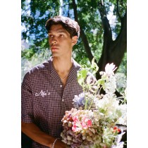 Custom Clothing Manufacturers Embroidered Checked 100% Cotton Shirt