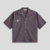 Custom Clothing Manufacturers Embroidered Checked 100% Cotton Shirt
